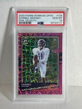 DARNELL MOONEY 2020 DONRUSS OPTIC RC Pink Velocity ROOKIE BEARS /79 PSA 10