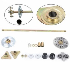29  Go Kart Rear Live Axle Kit, Sprocket  Hub, Brake Assembly