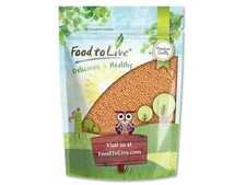 Yellow Mustard Seeds - Kosher, Raw, Vegan - by Food To Live