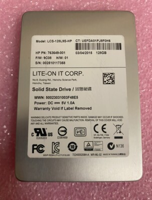 Lite-On 128GB SATA 2.5'' SSD LCS-128L9S-HP HP PN 763649-001