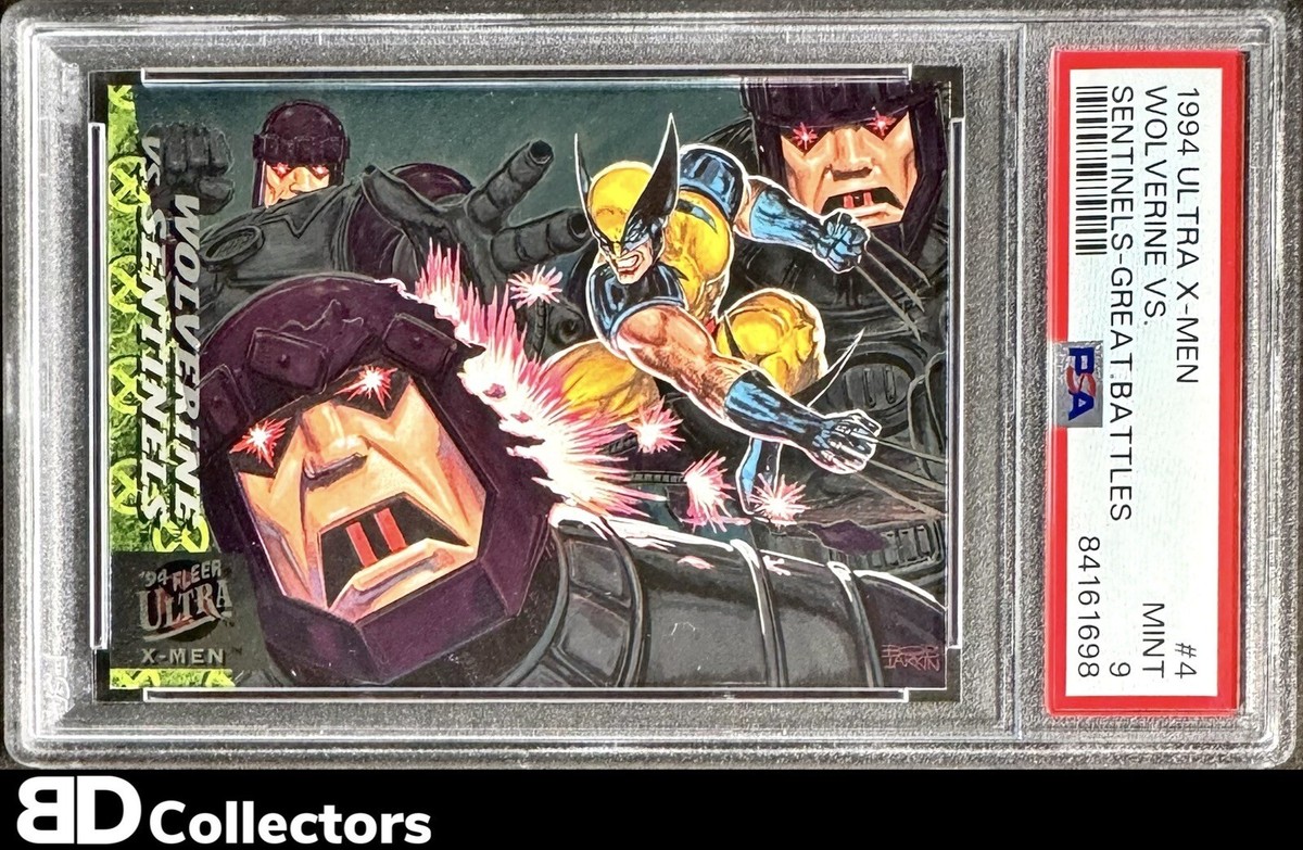 WOLVERINE VS. SENTINELS PSA 9 #4 1994 Fleer Ultra X-Men Greatest
