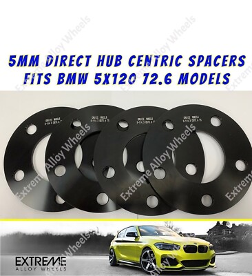 Alufelgen Spurverbreiterung 5mm passend für BMW 1 2er F20 F21 F22 F23 Nabe zentrisch 72,6 x 4