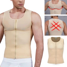 Fajas Colombianas Para Hombre Firm Control Shaper Compresión Camisetas Tank Top