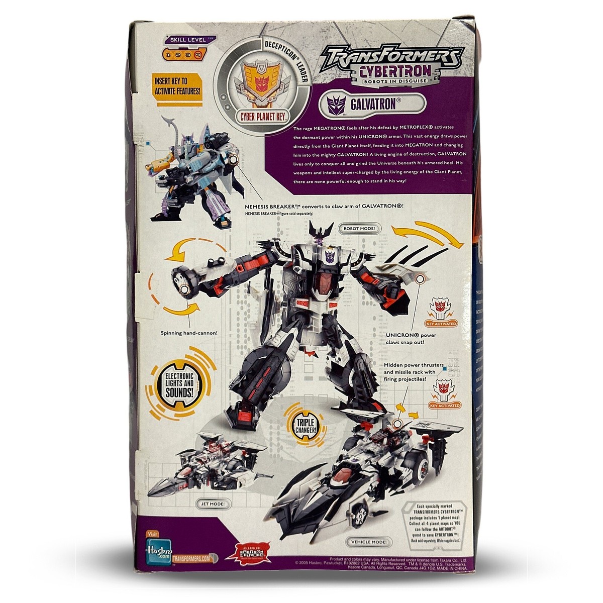 2005 Transformers CYBERTRON GALVATRON Leader Class DECEPTICON