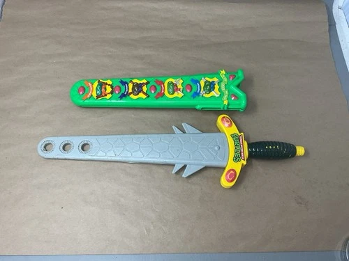 Vtg 1992 Teenage Mutant Ninja Turtles TMNT Bubble Sword w/ Sheath RARE