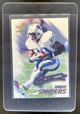 1999 Pacific Aurora Barry Sanders Canvas Creations #3 Lions