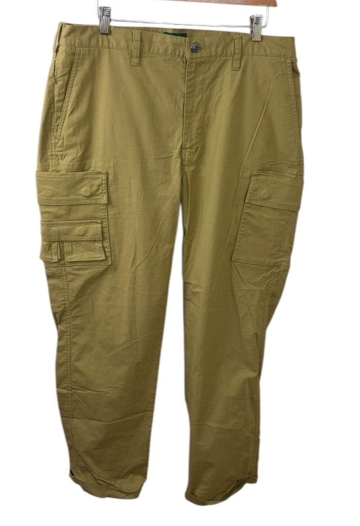 Orvis Men's Hiking Pants 38x30 Khaki Comfort Gorpcore Fishing Outdoor
