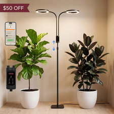 48W Plant Light with Auto-Timer Full Spectrum LED Grow Lights for Indoor Plants
