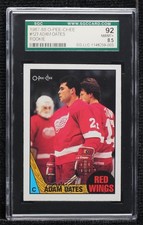 1987-88 O-Pee-Chee Adam Oates #123 SGC 92 HOF sd0