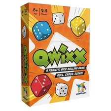 Qwixx: The frantic dice rolling game that everyone plays at once! For 2-5 player