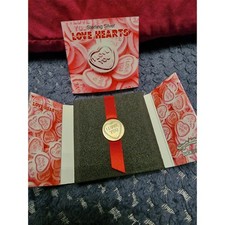 Sterling Silver Hallmarked Swizzels Love Heart. Retro 2007