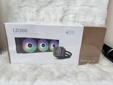 Deepcool LD360 360mm Liquid Cooler with A Multi-line Display Black New In Box