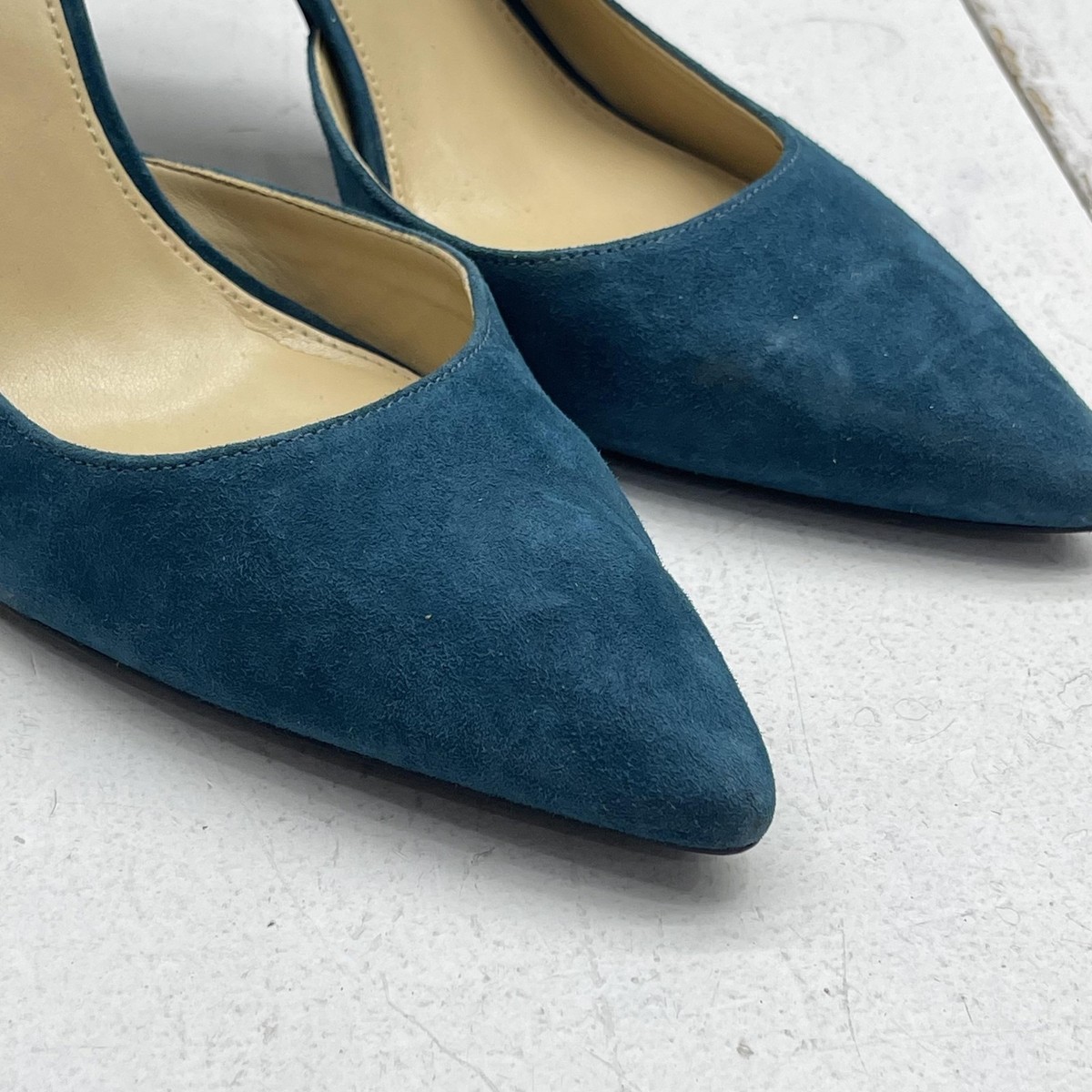 MICHAEL KORS スニーカー デニム 厚底 ブルー レディース Michael Kors Shoes Womens Size 9 Blue Suede D'Orsay Stiletto