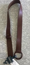 Vintage RLL Ralph Lauren Saddle Belt XL wowns Brown
