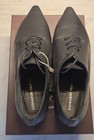 Leonardo Principi Women's Derby Shoes  Black Leather Size 39/US 9 — photo 5