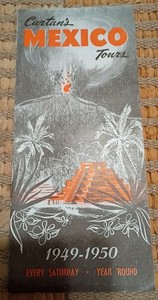 1949 Cartan's Mexico Tour Brochure