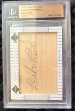 Babe Ruth Rookie Card Sells for $100,000 18