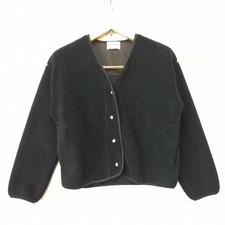 RAY BEAMS Boa Fleece V-neck Cardigan Collarless Outerwear
