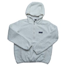 Patagonia 1/4 Zip Fleece Sweatshirt Hoodie Womens Tag XS White Pullover