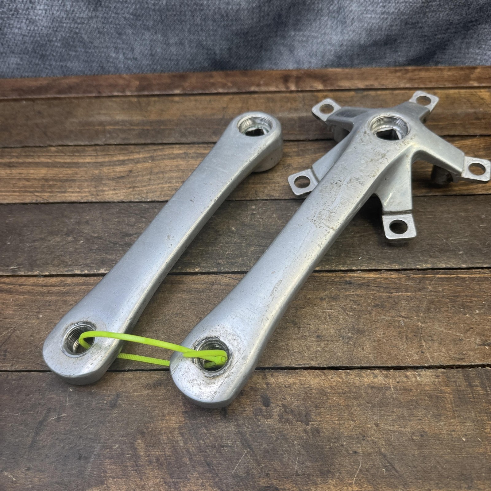 Vintage SR Sakae 170mm Square Taper Crankset Arms 5-Bolt 110 GXC Japan Road Bike