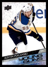 2020-21 Upper Deck #460 Austin Poganski Young Guns RC (ref 241047)