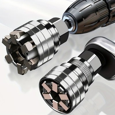 Universal Steckschlüssel Werkzeug Set 10mm-19mm verstellbar für 3/8'' Antrieb Ratsche