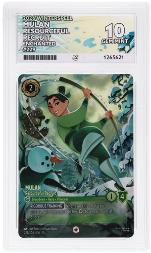 Mulan - Resourceful Recruit graded ACE 10 for sale on eBay