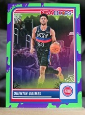 2023-24 Panini Haunted Hoops - Quentin Grimes #216 Slime