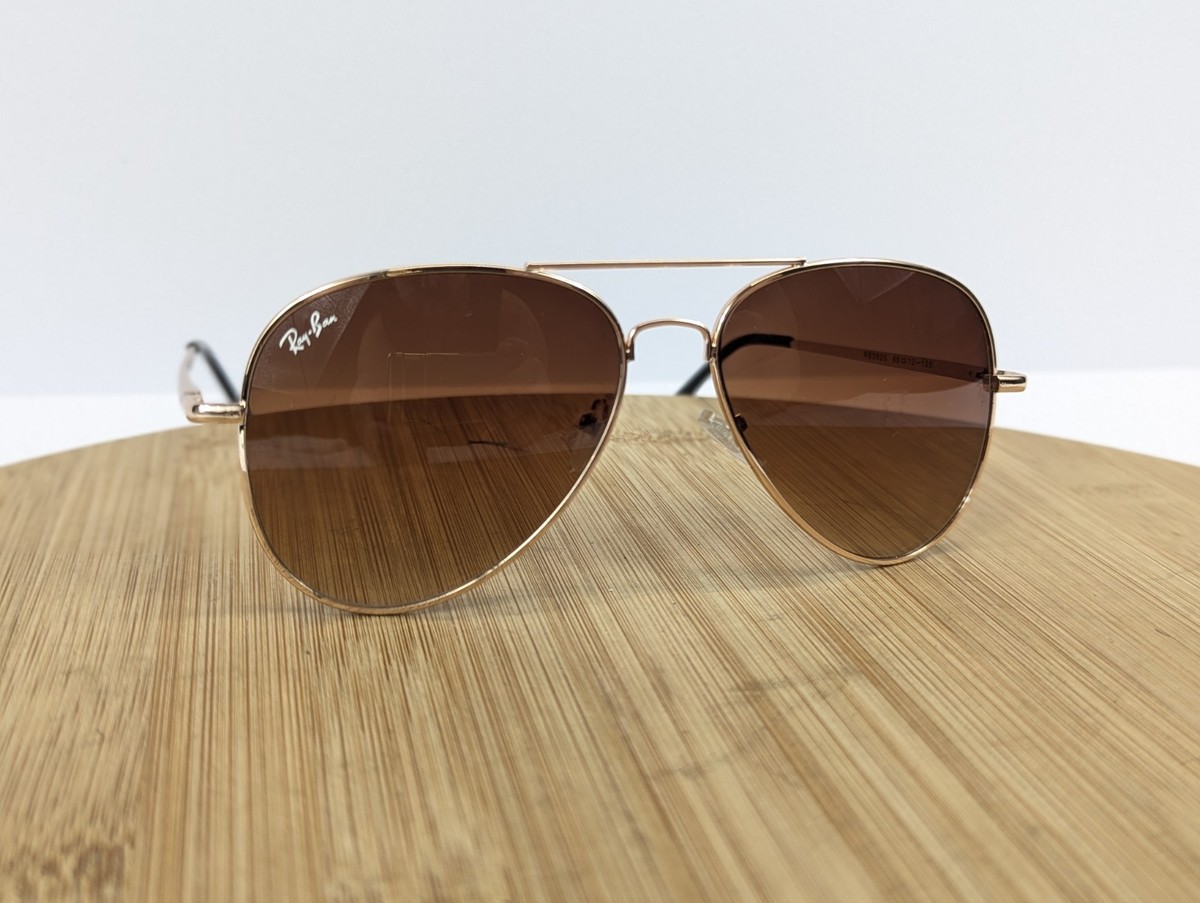 Rayban Sunglasses Aviator Rose Gold RB 3025 65 12 125 Shades RB