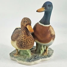 Vintage porcelain Signed Kaiser West Germany Bird Figure Mallard Duck
