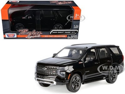 2025 CHEVROLET TAHOE Z71 BLACK 1/24 DIECAST MODEL CAR BY MOTORMAX 79392