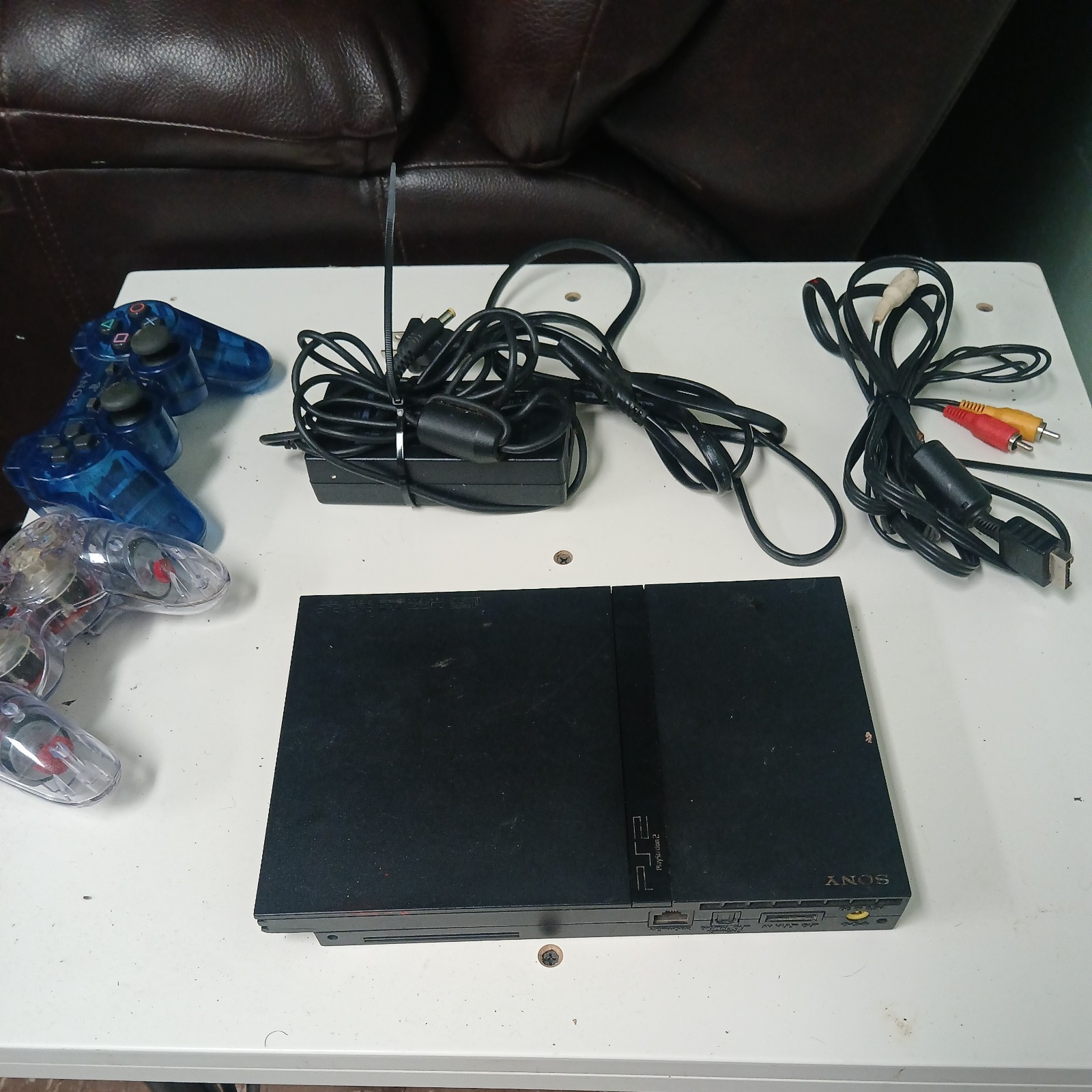 Sony PlayStation 2 Slim Black Console (SCPH-70012) - TESTED