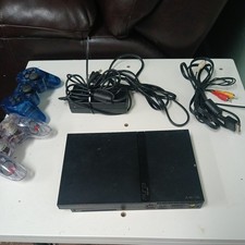 Sony PlayStation 2 Slim Black Console (SCPH-70012) - TESTED