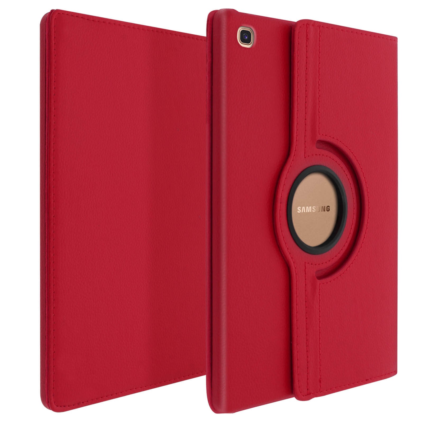 Étui Galaxy Tab S5e rouge antichoc qui ne glisse pas sur la table
