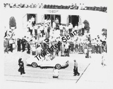 1964 Ford Mustang Indy 500 Pace Car Vintage Bw 4x5 Photo Darkroom Proof Og