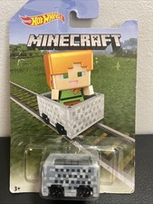 HOT WHEELS MINECRAFT 2018 ALEX CARD GREY  1$ Auction  Combine Shipping