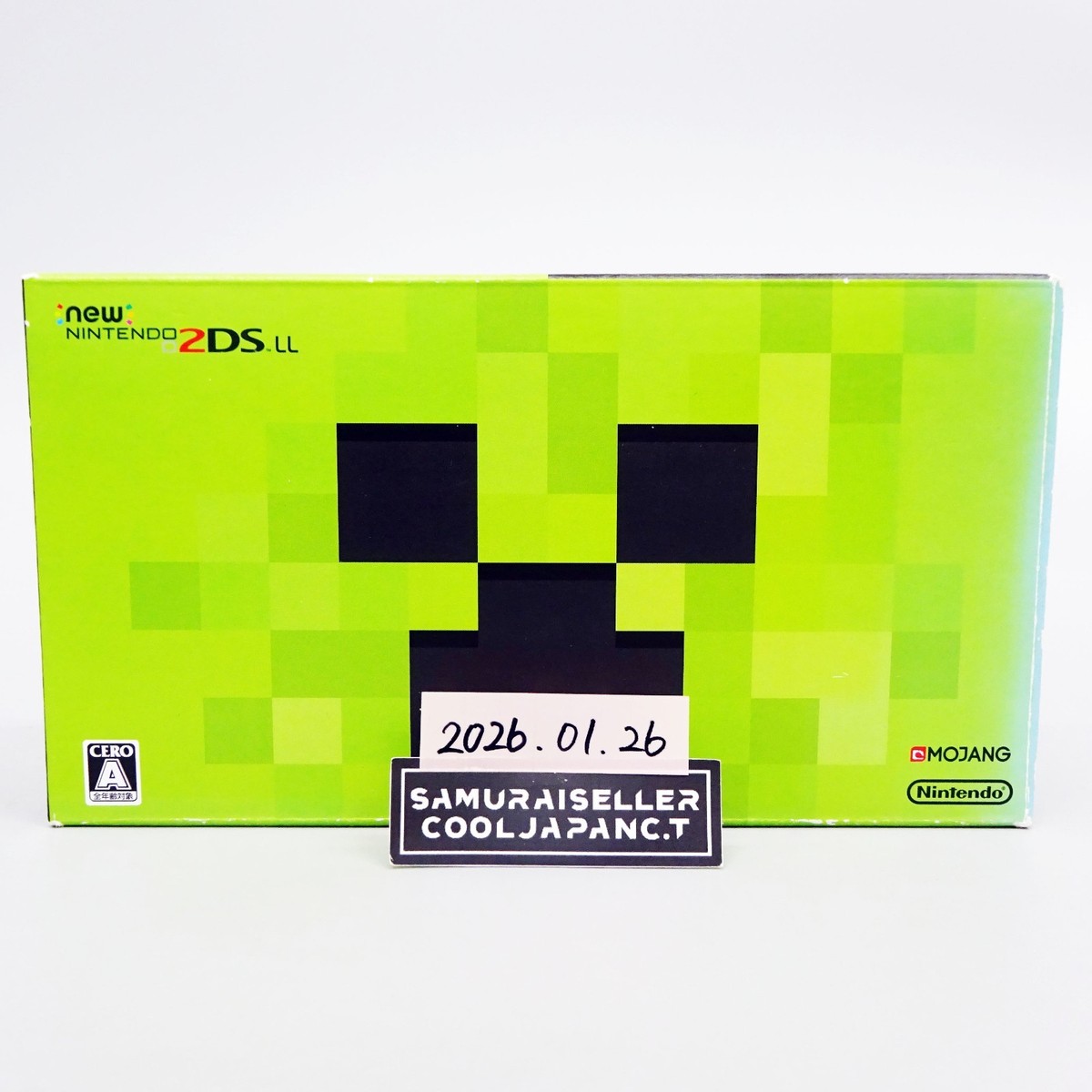 Minecraft Nintendo 2DS LL Creeper Edition Video Game Console