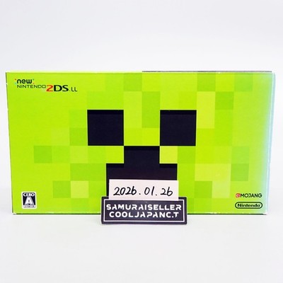 New Nintendo 2DS LL Minecraft Creeper Edition Game Console Japan