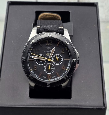 New Rip Curl Expedition Solar Men Watch 1SZ Black Dial Eco Cordura Strap A3316