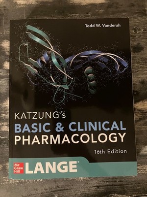 Katzung's Basic & Clinical Pharmacology 16th edition Vanderah New