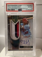 Paul Goldschmidt #AJP-PG (2024 Topps Diamond Icons Autograph Jumbo Patch)