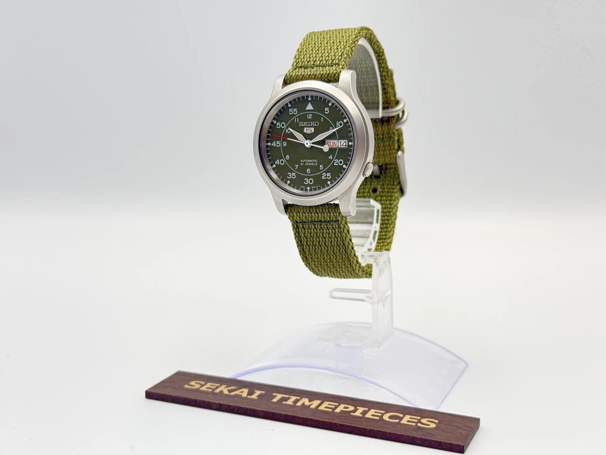 Seiko 5 Military Wristwatches for sale | eBay
