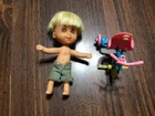 VTG 1965 Mattel Liddle Kiddles Howard Biff Boodle Doll, Shorts, Trike! Cute!