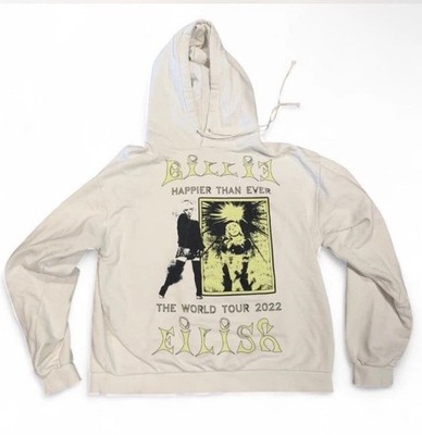 2022 Happier Than Ever World Tour Billie Eilish merch sweatshirt