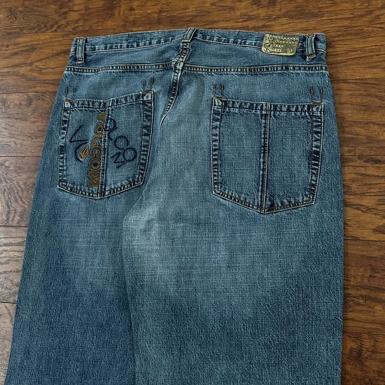 Y2K Volcom Embroidered Baggy Jeans
