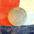 Dug Civil War 💥 🇺🇸 💣 Possum Point Confederate Battery Kepi Button