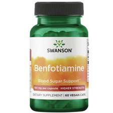 Swanson Benfotiamine - High Potency 160 mg 60...