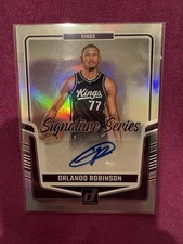 2024-25 Panini Donruss #SS-ORK Orlando Robinson Signature Series Holo - Kings