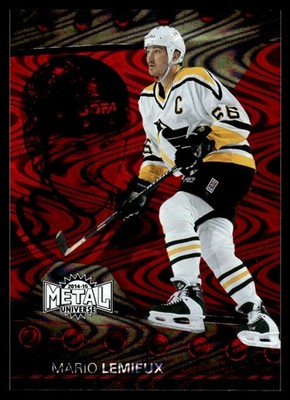 2014-15 METAL UNIVERSE PMG RED VERY CLEAN MARIO LEMIEUX 70/100