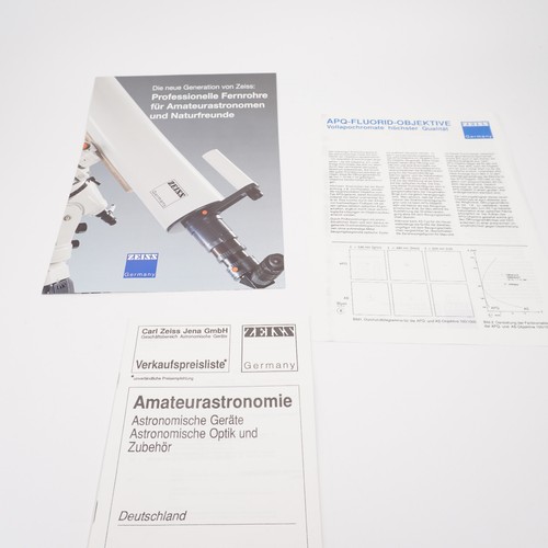 Carl Zeiss Jena Teleskop Prospekt Set SELTEN telescope Telementor #1957 D8 - Picture 2 of 21